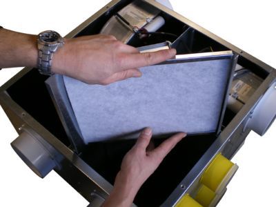 Filtre anti-bactérien à charbon pour VMC HBH Doféo295 x 260 mm