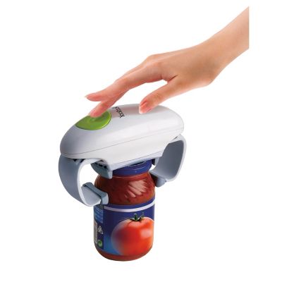 Yoocook Ouvre-bocal automatique électrique pour des diamètres de 3 2 à 10 1 cm Blanc - vue 2
