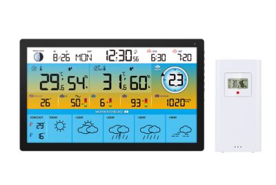 STATION METEO GRAND ECRAN WIFI TUYA COULEUR