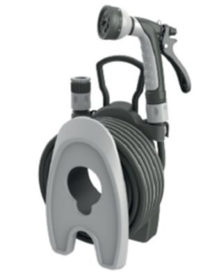 Mini dévidoir portable Techn'o équipé avec tuyau d'arrosage L.10 m