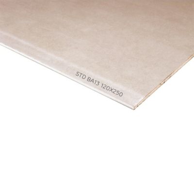 Plaque de plâtre Planodis BA13 standard CE ép. 12.5 mm