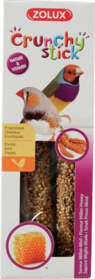 Crunchy stick exotique milliet miel Zolux 85g