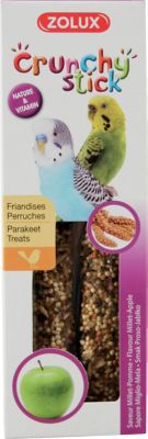 Crunchy stick perruche millet pomme Zolux 85g