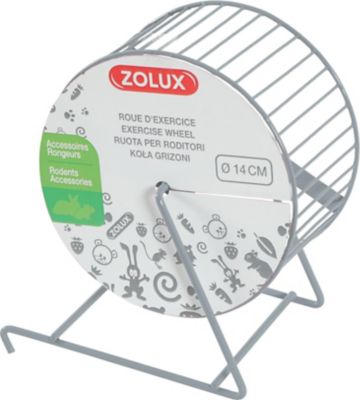 Roue d'exercice métal ø14 cm Zolux gris