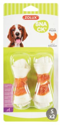 Os à mâcher au poulet S (lot de 2) Zolux snack