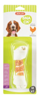 Snack' os à mâcher au poulet M Zolux pour chien