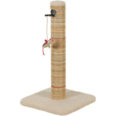 Poteau à griffer Boréal M beige H 60 cm pour chat