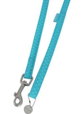 Laisse Mc Leather 10mm L.1,2 m turquoise