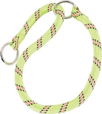 Collier étrangleur nylon corde 65cm anis