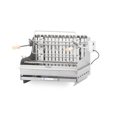 Barbecue charbon Mendy inox 54 x 32 cm Le Marquier - Le Marquier