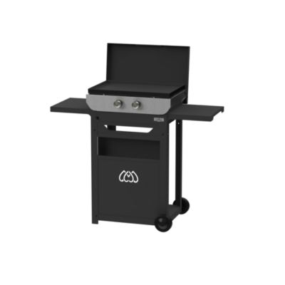 Plancha gaz Original duo 260 avec chariot Le marquier H.124 x P.49 cm 8 personnes - Le Marquier