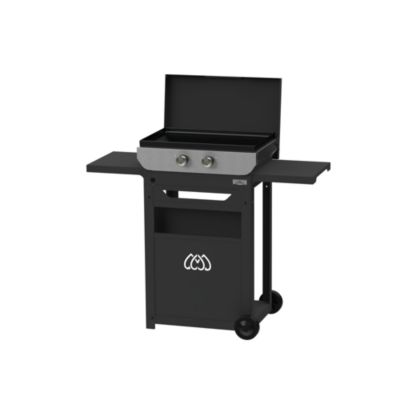 Plancha électrique 6 à 8 personnes Original duo 260 avec chariot Le Marquier L.117 x H.124 x P.51 cm - Le Marquier