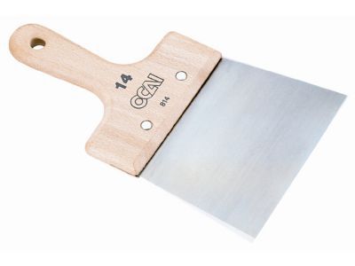 Ocai - Couteau à enduire bois lame acier Ocai 18 cm