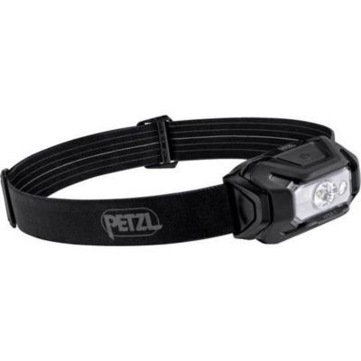 Lampe frontale LED Petzl ARIA 1 RGB noire, 350 lm, alimentation piles ou Li-ion