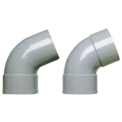 Coude d'évacuation PVC GIRPI 80 mm NF Me NF E MâleFemelle