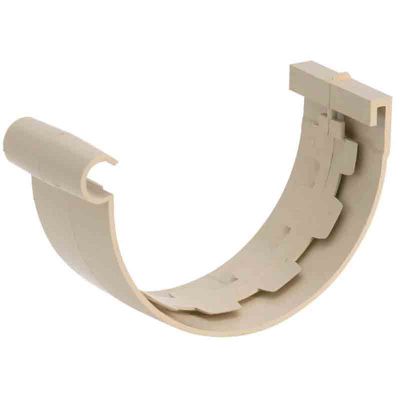 Jonction de gouttière Girpi Ø 25 PVC Demi ronde Sable