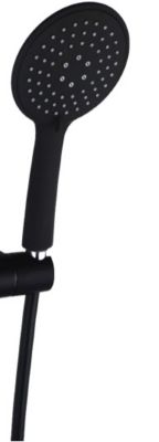 Douchette Duo Slim 5 jets avec éco-régulateur intégré, noir, MTK FranFlex