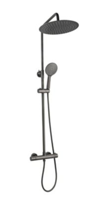 Colonne de douche thermostatique gun métal MTK