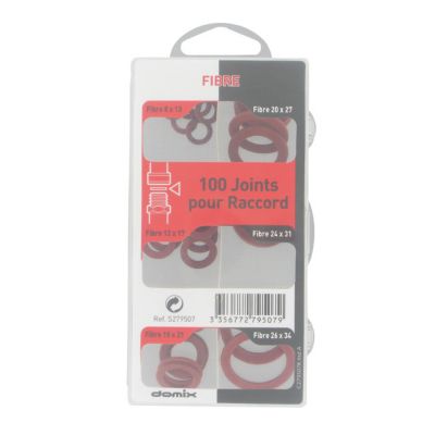 Coffret 100 joints fibre pour raccord
