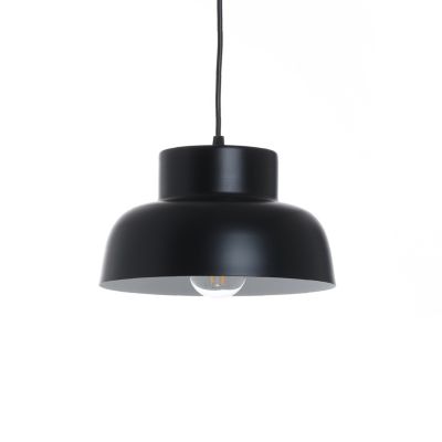 Suspension Aston IP20 Ø23.5 x H.20 cm Lussiol métal noir
