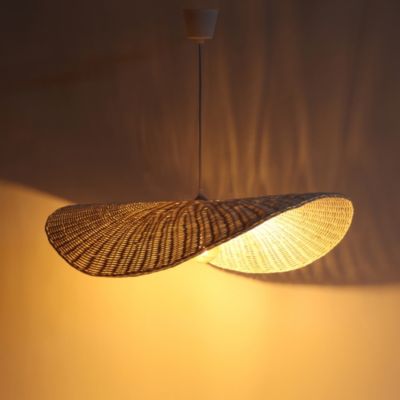 Suspension en rotin Padang E27 IP20 Lussiol ?78cm