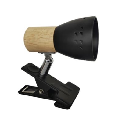 Spot pince GU10 35W Seynave Arcadia noir L.6 x H.13 x Ø6,5cm