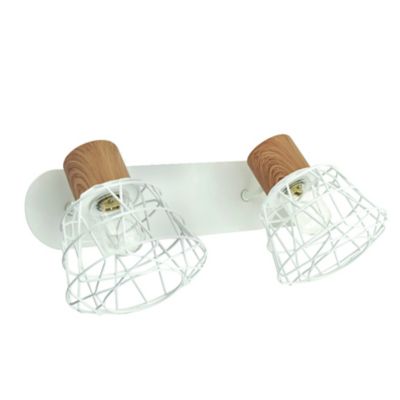 2 spots de salle de bain Happy IP44 G9 33W blanc Seynave