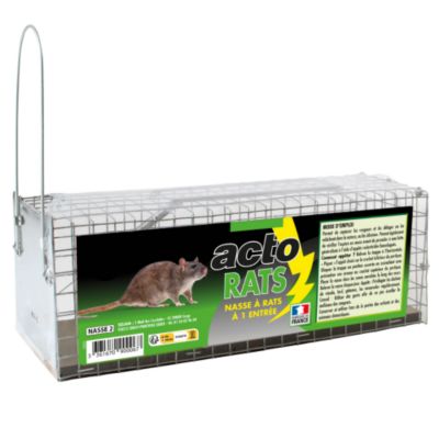 Nasse à rats ACTO Nasse à Rats Tunnel Capture et élimine rapidement les rats Double ou simple entrée Sans pesticide - vue 3