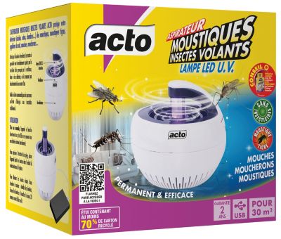Aspirateur moustiques lampes led UV