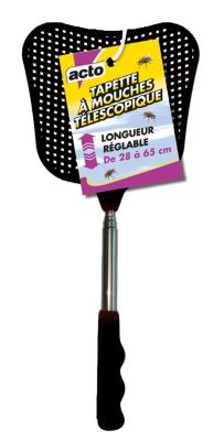 Tapette à mouches télescopique Acto pratique et robuste