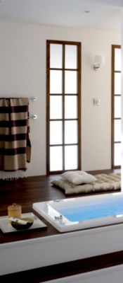 Baignoire balnéo Embleme duo 180 x 80 cm sans tablier Valentin