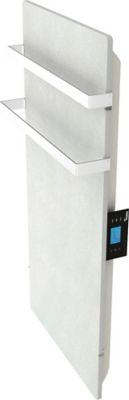 Sèche serviettes à  inertie sèche pierre naturelle Mazda Dual Kherr Smart sable blanc 1000W