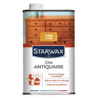 Starwax - Cire antiquaire liquide bois ciré chêne clair Starwax 500ml