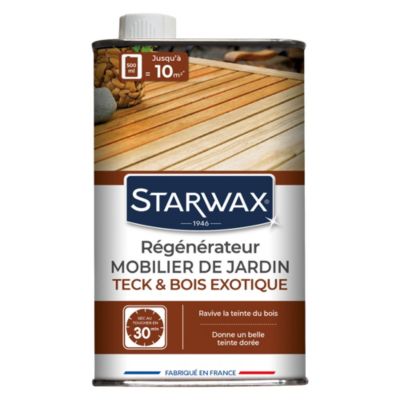 Régénérateur teck et bois exotiques Starwax 500ml