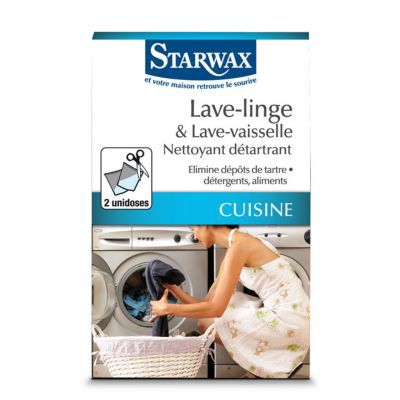 Image of Nettoyant détartrant lave-linge et lave-vaisselle STARWAX 3365000002568_CAFR