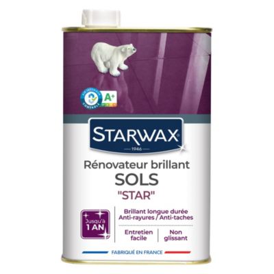 Rénovateur brillant Star longue durée tous sols intérieurs Starwax 1L