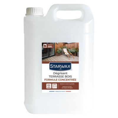 Dégrisant terrasse bois formule concentré 5L