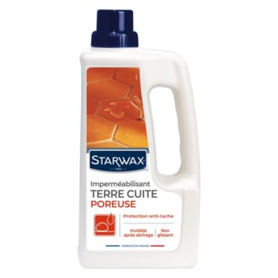 Starwax - Protection anti-taches tomettes et terres cuites Starwax 1L