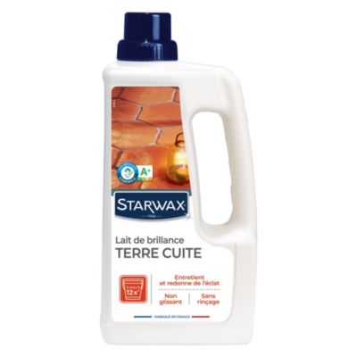 Starwax - Lait de brillance 2 en 1 tomettes et terres cuites Starwax 1L
