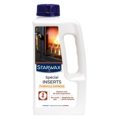 Starwax - Recharge nettoyant spécial insert cheminée Starwax 1L