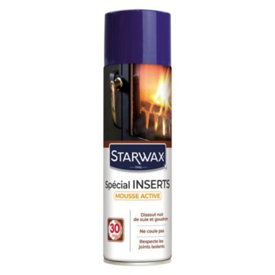 Starwax - Mousse nettoyante inserts de cheminées Starwax