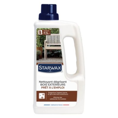 Nettoyant dégrisant teck et bois exotiques Starwax 1L