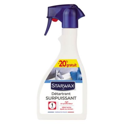 Détartrant surpuissant Starwax 500ml +20% gratuit