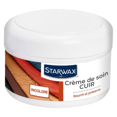 Starwax - Crème nourrissante cuir incolore Starwax 150ml
