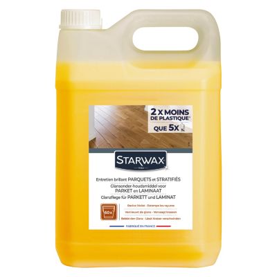 Entretien brillant parquets et stratifiés Starwax 5L