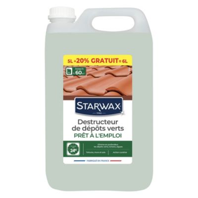 Starwax - Destructeur de dépôts verts prêt à l'emploi Starwax 5L + 1L gratuit