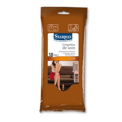 Image of 18 lingettes soin du cuir STARWAX 3365000013564_CAFR