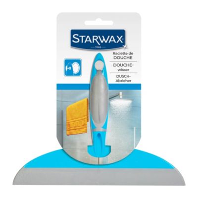 Raclette de douche Starwax coloris bleu/gris largeur 230 mm