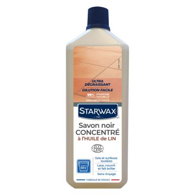 Starwax - Savon noir à l'huile de lin Starwax 1L