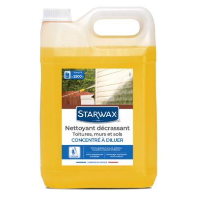 Nettoyant décrassant toitures, murs et sols gros nettoyage Starwax 5L